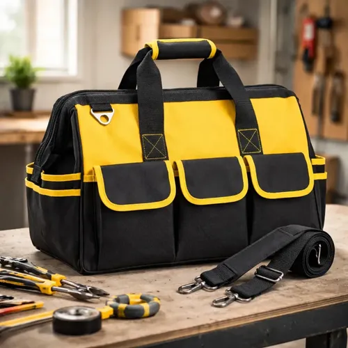 Bolsa Maleta De Ferramentas 16 Bolsos Eletricista Reforçada