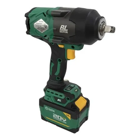 Chave De Impacto Brushless À Bateria 20v 1100nm Sata Verde Bateria 50/60hz / 100w1
