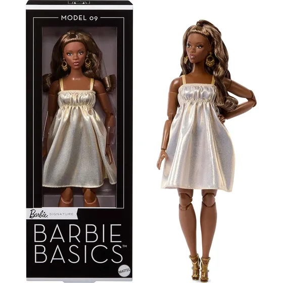 Barbie Basics Model Fashion Doll 09 Com Pelo Moreno