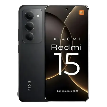 Xiaomi Redmi 15 256gb 8gb Ram Bateria 7000mah Global Dual Preto