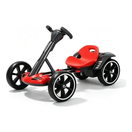 Mini Kart Elétrico Para Crianças Veículo De Brinquedo Vermelho