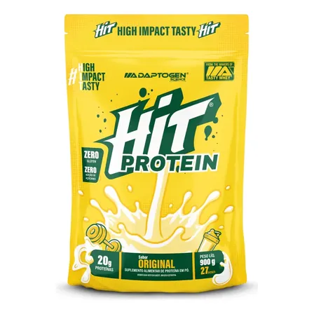 Adaptogen Hit Protein Original Tasty 20g Por Dose Refil 900g Original