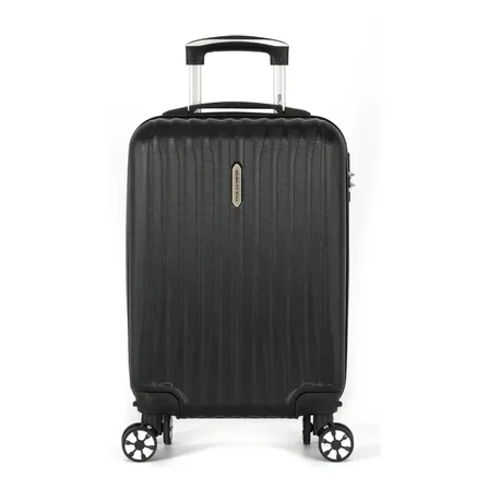 Mala De Bordo Viagem Pequena 19 Poloking Bristol Preto Liso