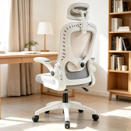 Cadeira De Escritório Ergonômica Com Braços Ajustáveis 150kg