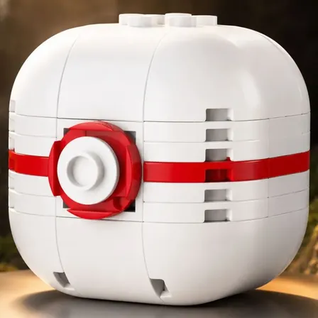 Lego Pokémon Premier Ball 30729 Pokébola 46 Peças 46 Lego Pokémon 30729 Premier Ball Pokébola 46 Peças