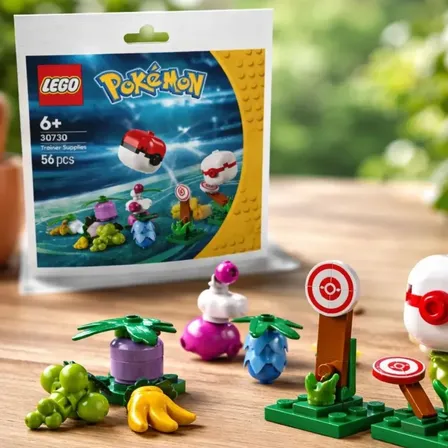 Lego Pokémon Acessórios De Treinamento 30730 56 Peças