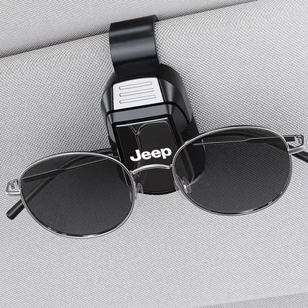 Suporte Porta Óculos Clipe Quebra-sol Presilha Viseira Clipe Jeep