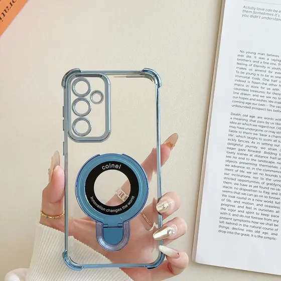 Capa Capinha Para Samsung Com Magnética Suporte Anti Impacto