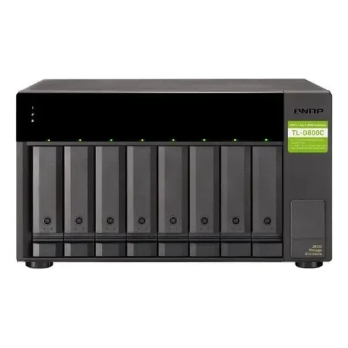 Qnap Storage Nas Tl-d800c 8 Baias Usb-c 3.2 Gen2 Tl-d800c-us 100v-240v