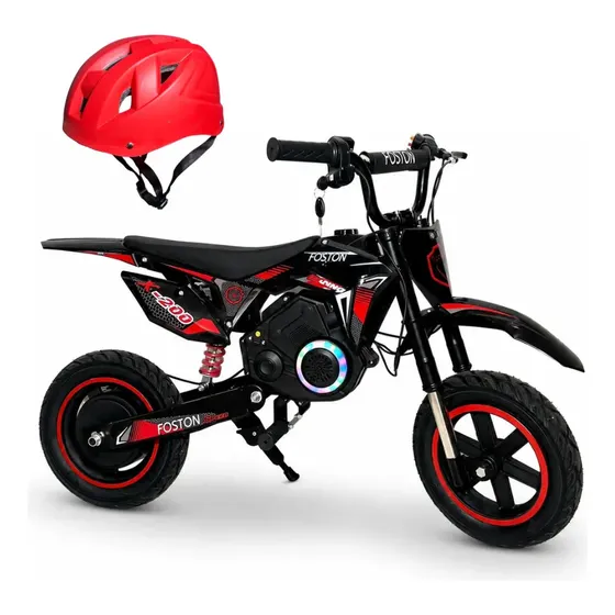 Moto Cross Elétrica Foston X200 36v 7a Bluetooth E Motor Led