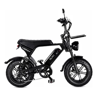 Bike Elétrica Bicicleta V8 Ultra Mini 32km/h Bateria Lítio Preto 16
