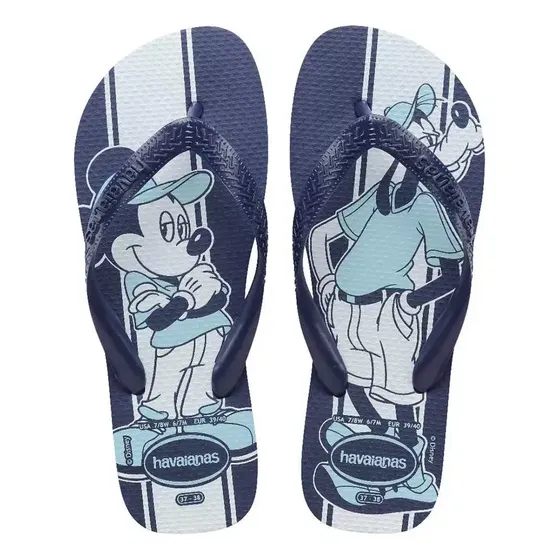 Chinelo Havaianas Top Disney Mickey Azul Pateta Azul Mickey/pateta 41 Br