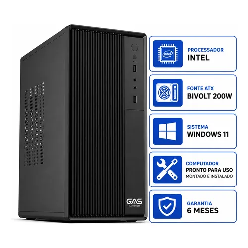 Pc Computador Cpu Intel I5 3470 + 16gb Ram + Ssd 240gb Win11 240 Gb 16 Gb Video Integrado