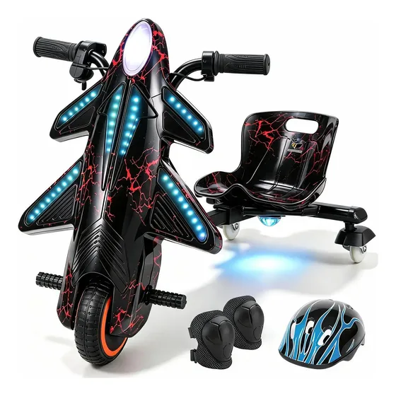 Patinete Triciclo Elétrico Drift 250w Led Bluetooth Infantil