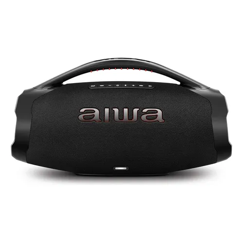 Caixa De Som Aiwa Boombox Modelo Bbs-01-b Preto