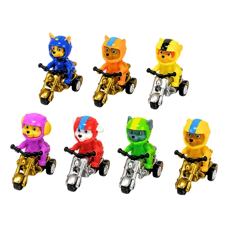 6 Moto Motocicleta Patrulha Canina Fricção Infantil Completo Variado