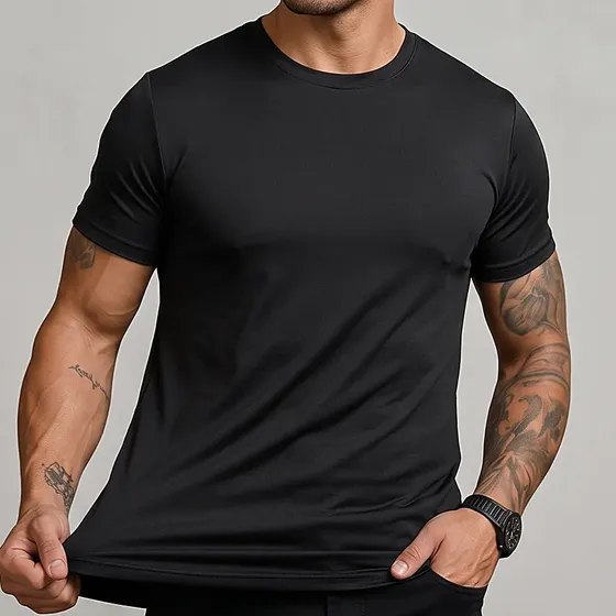Camiseta Masculina Tech Modal Anti Odor Não Amassa Básica