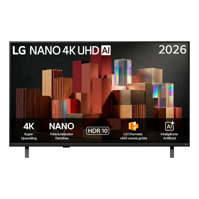 Smart Tv LG 43'' 4k Ultra Hd Nano Ai Magic Webos 26 43un85