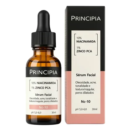 Sérum Principia Niacinamida - 10 Nc-10 1% Zinco 30ml Todo Tipo De Pele Dia/noite