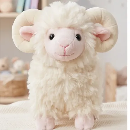 Ovelha De Pelúcia Infantil Decoração Quarto Presente Brincar Branco