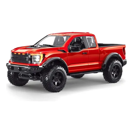Camionete F-150 Raptor | Controle Remoto 4x4 -crawler 1:12 Vermelho Escala 1/12