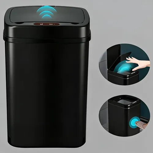 Lixeira Sensor Zulker 16l Escritório Cozinha Automática