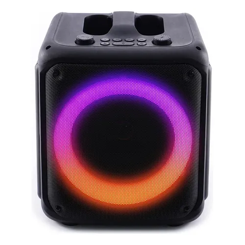 Caixa De Som Portátil 600w Bluetooth Com Luz 708e