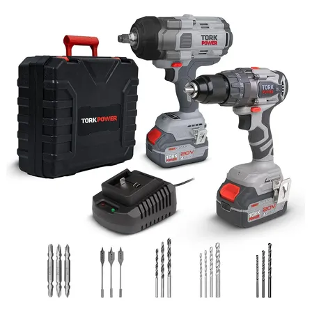Kit Parafusadeira 65nm+chave De Impacto 1000nm Profissional