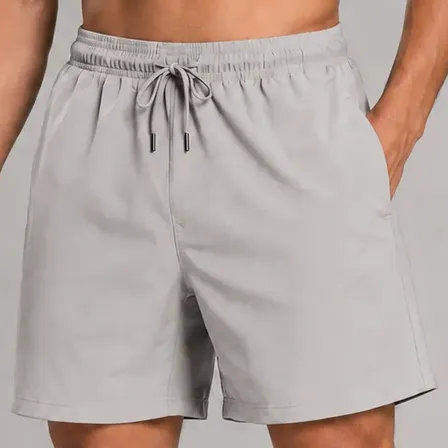 Bermuda Masculina Tactel Short Academia Treino Elastano Fit Cinza G