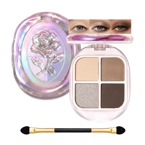 Paleta De Sombras Nude Foscas Longas E Brilhantes 03