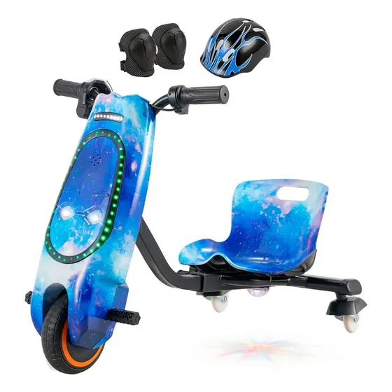 Triciclo Elétrico Drift Infantil Bluetooth Led 250w/350w 36v