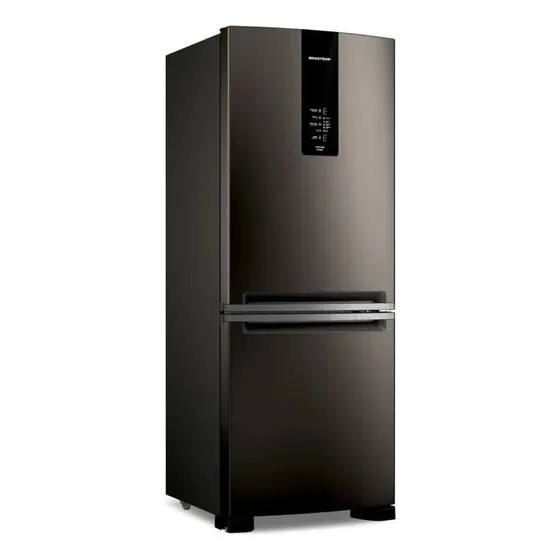 Geladeira Brastemp Ff Inverse 447l Black Inox - Bre57fe