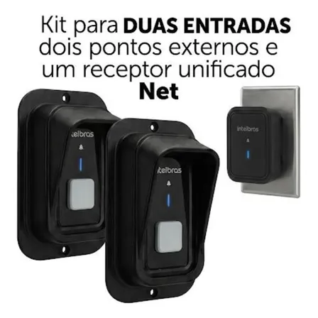 Kit Campainha Intelbras Cib 101 + Protetor Antivandalismo