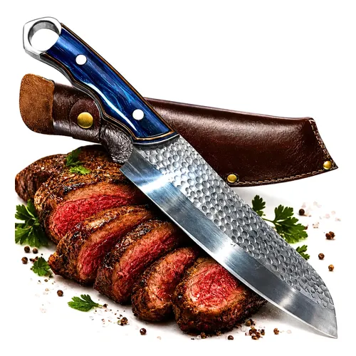 Melhor Faca Chef Santoku Japonesa Inox 32cm Para Cozinha Faca Churrasco