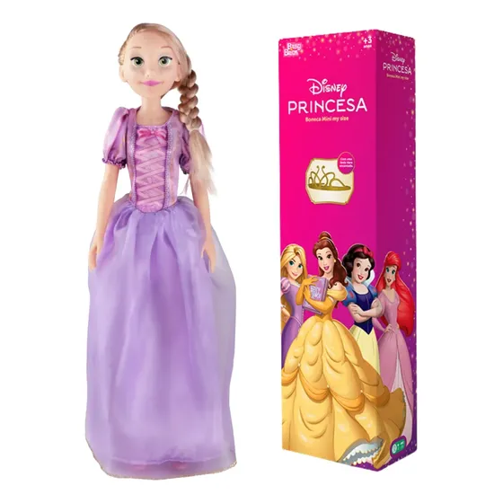 Boneca Rapunzel Princesa Disney Original 55cm
