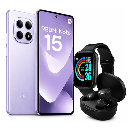 Xiaomi Note 15 256gb 8gb Dual Sim Com Brindes Fone E Relogio