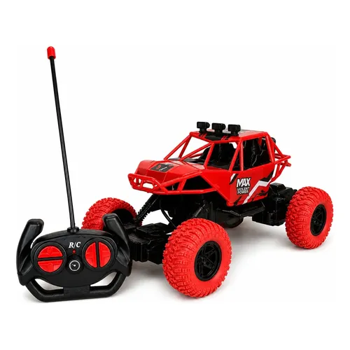 Carrinho De Controle Remoto Off Road 4x4 Monster Truck Carro Vermelho