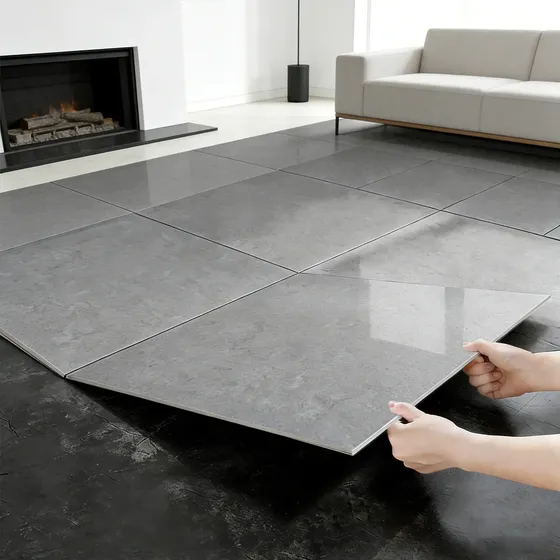 28pçs Piso Vinílico Autocolante Mármore 60x60cm Impermeável
