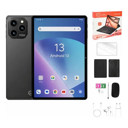 Tablet 10.1 Teclado+mouse 6gb Ram 128gb Android 13 50mp