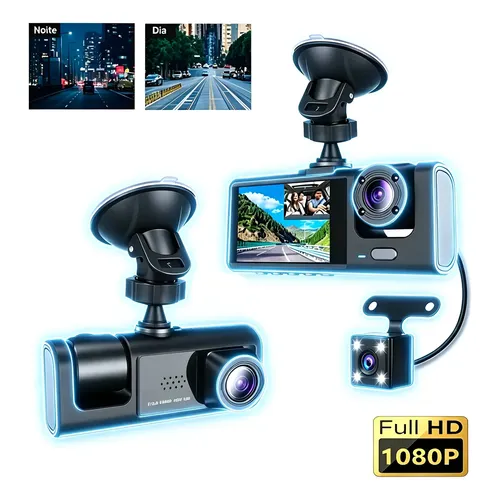 Camera Gravadora De Condugao 2 Polegadas 1080p 140°