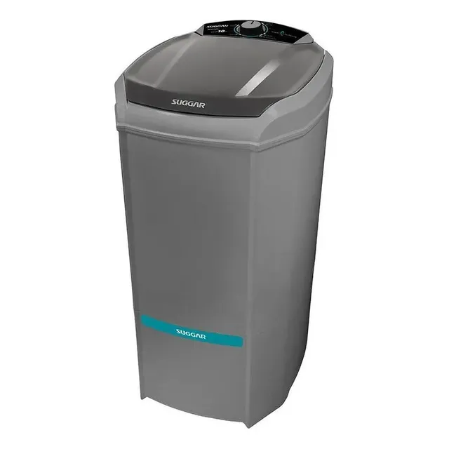 Tanquinho De Lavar Roupas Suggar 10kg Lavamax Eco Le1021pr 220v Prata