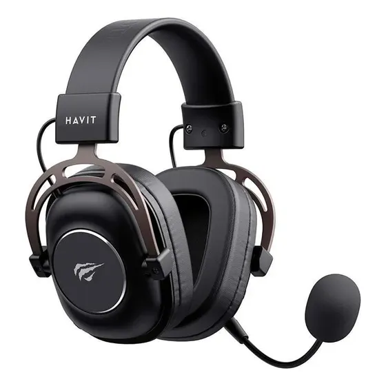 Headset Gamer Havit H2002yg Sem Fio Driver 50mm Preto