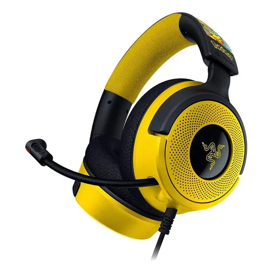 Headset Gamer Razer Kraken V4 X Pokémon Kanto Starters Usb