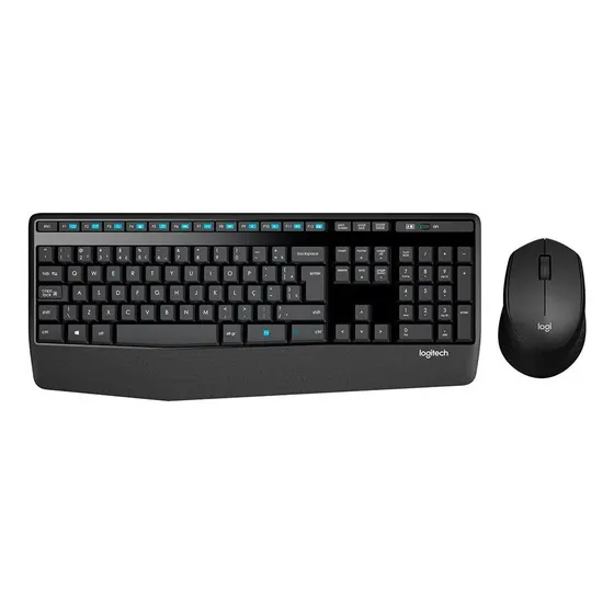 Combo Teclado E Mouse Logitech Mk345 Sem Fio Abnt2