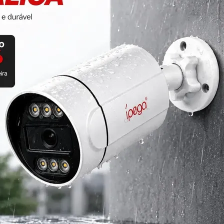 Câmera De Monitoramento Ahd-m Digital Ip66 Resolução 5mp Branco
