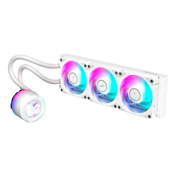 Water Cooler Gigabyte Aorus 360 Ice Branco Lcd 360mm Rgb