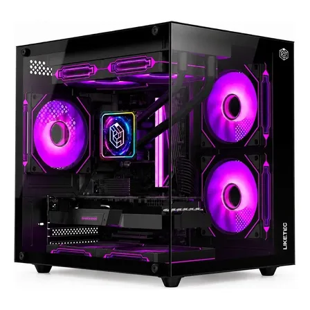 Gabinete Gamer Liketec Dasha V2 Mini Tower Vidro Temperado