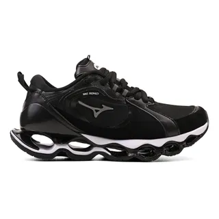 Tênis Masculino Mizuno Beta 2 Caminhada Macio Envio Imediato Preto/branco 41 Br