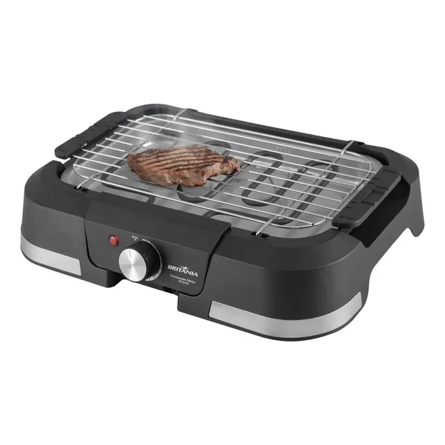 Churrasqueira Elétrica Britânia Bcq10a 1500w Compacta