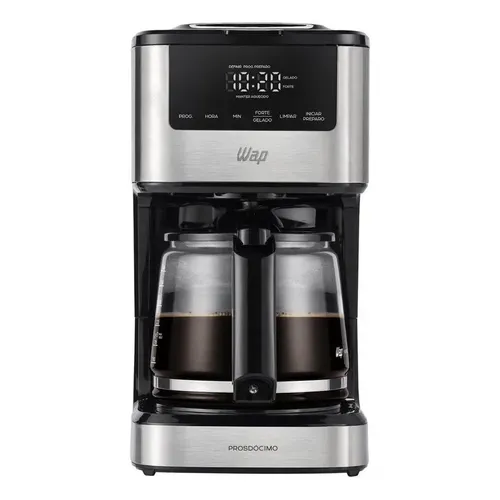 Cafeteira Elã©trica Wap Aroma Wcd1500 38 Xã­caras Fw010085 Preto E Cinza 220v